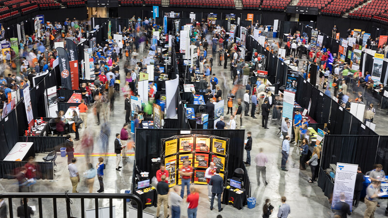 Career fair covers the floor of Pinnacle Bank Arena