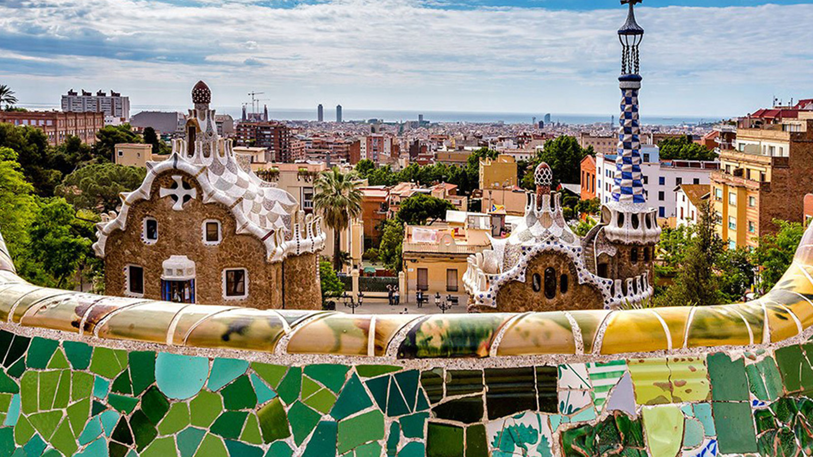 Shot of Barcelona.